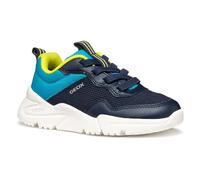 Geox J Loftus BOY C Sneaker, Navy/Turquoise, 6 UK Child