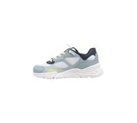 Geox J Loftus BOY E Sneaker, White/Sage, 0.5 UK