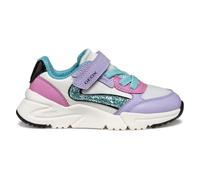 Geox J LOFTUS GIRL A Sneaker, Lilac/Turquoise, 9 UK Child