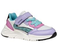 Geox J Loftus Girl A, Girls’ Sneaker, Lilac/Turquoise,