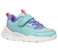 Geox J Loftus Girl A Sneaker, Aqua/Lilac, 10 UK Child
