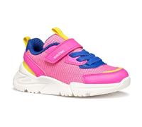 Geox J Loftus Girl A Sneaker, Fluo Fuchsia/Royal, 3.5 UK