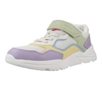 Geox J Loftus Girl B Sneaker, Multicolour White, 5 UK