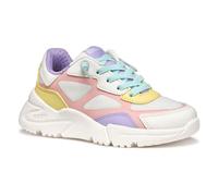 Geox J Loftus Girl B Sneaker, White/Multicolor, 10 UK Child