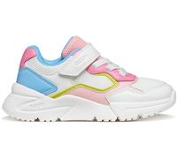 Geox J Loftus Girl B Sneaker, White Pink, 6 UK
