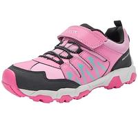 Geox J Magnetar Girl B AB Sneaker, Fuchsia Black, 2.5 UK