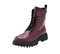 Geox Girls J Maquinnens Chelsea Boot, Dk Burgundy, 0 UK