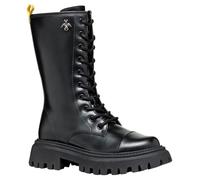 Geox J Maquinnens Girl C Mid Calf Boot, Black, 6.5 UK