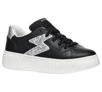 Geox J MIKIROSHI Girl A, Girls’ Sneaker, Black/Silver,