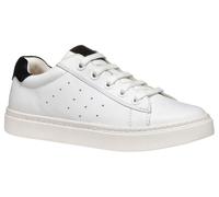 Geox J NASHIK BOY A Sneaker, White/Black, 3.5 UK