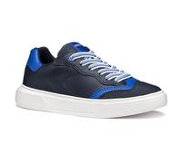 Geox J NETTUNO BOY A Sneaker, Navy/Royal, 4.5 UK