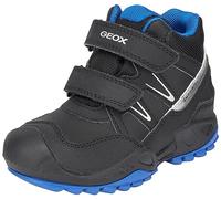 Geox J New Savage Boy B A Sneaker, Black Royal, 1 UK
