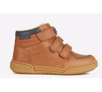 Geox J Poseido Kids Boys Men's Trainers, Size 3 In Cognac/Blue