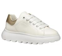 Geox J PUFFYPOP Girl A Sneaker, White/Platinum, 13 UK