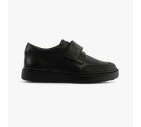 GEOX J RIDDOCK BOY Kids Leather Shoes Black - UK 8.5 / EUR 26