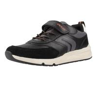 Geox J ROONER BOY D Sneaker, Black, 10 UK Child