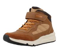 Geox J ROONER BOY E Sneaker, Brown, 6 UK Child