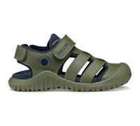 Geox J S. FUSBETTO PRO BO Sandal, SAGE/Navy, 34 EU