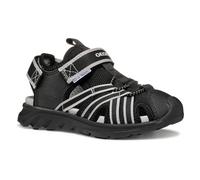 Geox J Sandal AIRADYUM BO, Black/Grey, 1 UK