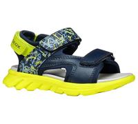 Geox J Sandal AIRADYUM BO, Navy/Lime, 2 UK
