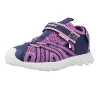 Geox J Sandal AIRADYUM GI, Navy/Purple, 4.5 UK