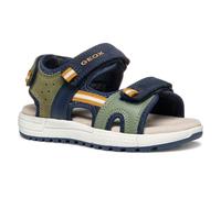 Geox J Sandal ALBEN BOY, Sage/Navy, 5 UK