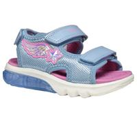Geox J Sandal CIBERDRON G, Sky/Fuchsia, 10 UK Child