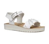 Geox J SANDAL COSTAREI GI, Girls’ Sandal, White,