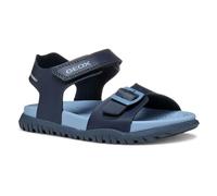 Geox J Sandal FUSBETTO BO, Navy/Dk Sky, 11 UK Child