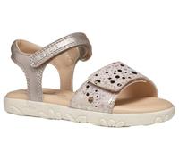 Geox J Sandal Haiti Girl, Lt Rose/Platinum, 13 UK