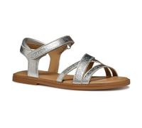 Geox J Sandal Karly Girl, Silver, 0.5 UK
