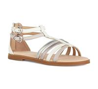 Geox J Sandal Karly Girl, White Lt Rose, 11.5 UK Child