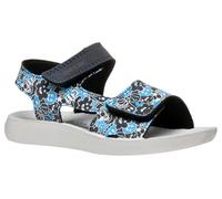 Geox J Sandal LIGHTFLOPPY, Navy/Azure, 3.5 UK