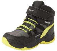 Geox J Sentiero Boy B ABX Ankle Boot, Black Lime, 3 UK