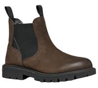 Geox J SHAYLAX BOY A, Chelsea Boot, COFFEE/BLACK,