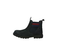 Geox J Shaylax Boy Ankle Boot, Navy red, 6 UK