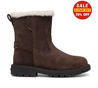 Geox J Shaylax G Womens Boots Suede Leather Casual Designer Fashion Brown