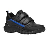 Geox J SIMBYOS BOY A Sneaker, 2 UK Black