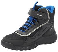 Geox J Simbyos Boy B ABX Sneaker, Black Royal, 5 UK