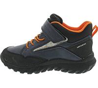 Geox J Simbyos Boy B ABX Sneaker, Navy Orange, 11.5 UK Child