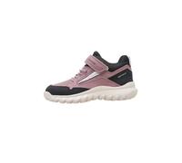 Geox J Simbyos Girl ABX A Sneaker, Dk Rose Black, 11 UK Child