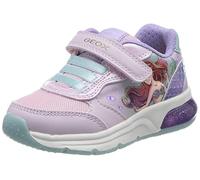 Geox J SPACECLUB Girl Sneaker, Pink Watersea, 1.5 UK
