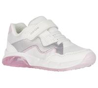 Geox J Spaziale Girl A Sneaker, White Pink, 5 UK