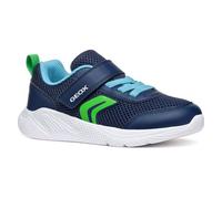 Geox J SPRINTYE BOY A Sneaker, Navy/Lt Green, 1 UK