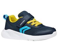 Geox J Sprintye Boy A Sneaker, Navy Yellow, 3 UK