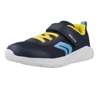 Geox J Sprintye Boy A Trainers, Navy/Yellow, 29 EU