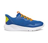 Geox J SPRINTYE Fast in B Sneaker, Royal/Orange, 2.5 UK