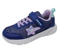 Geox J Sprintye Girl A Trainers, Blue/Lilac, 35 EU