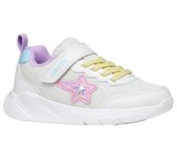 Geox J Sprintye Girl A Trainers, White/Multicolour, 34 EU