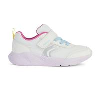 Geox J Sprintye Girl B Sneaker, White Multi-Coloured, 1 UK